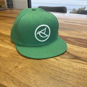 Youth Flat Bill Golf Hat - Adjustable Snap Back